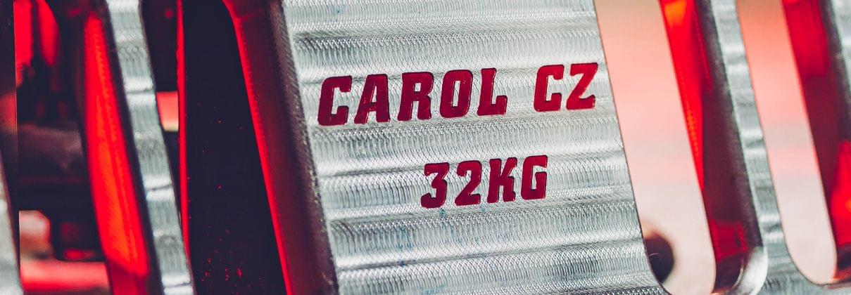 Carol CZ fitness činka 32 kg